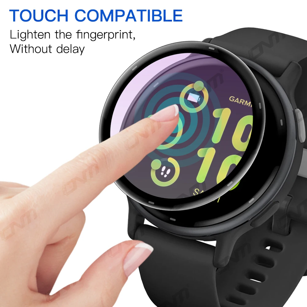 3 Pellicole Protettive Per Garmin Venu 2 Plus – Copertura 3D Curva, Anti-graffio, Materiale Composito (non Vetro)