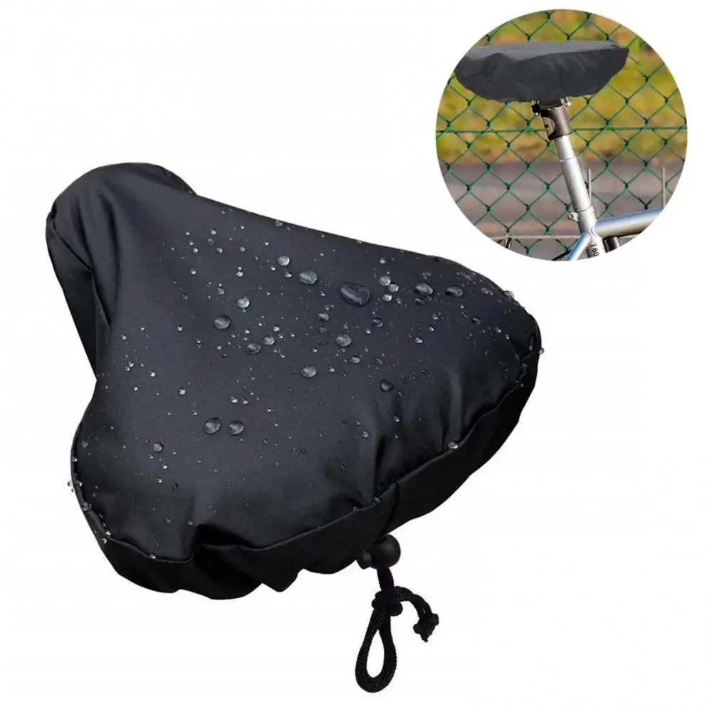 

Bicycle Seat Rain Covers MTB Bike Accessories For Seat Cushion Dust-proof Waterproof Saddle Protective Cover With Drawstring