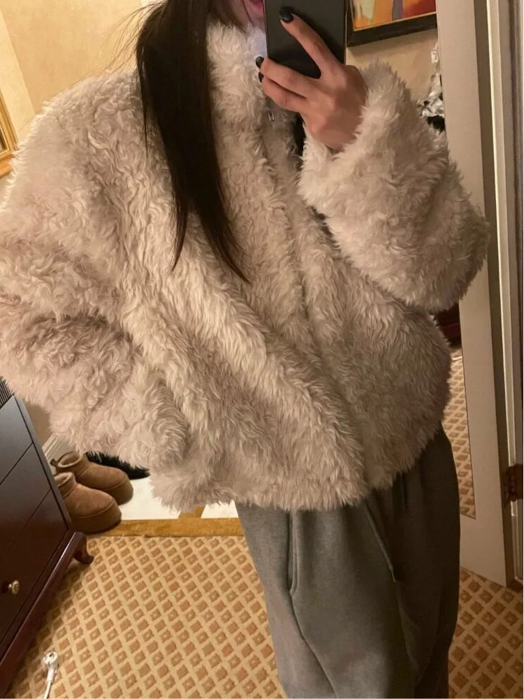 Korean Style Thickened Cotton Women's Jacket Fashionable Warm Outerwear for Winter Street Style Campus Outdoor Activities