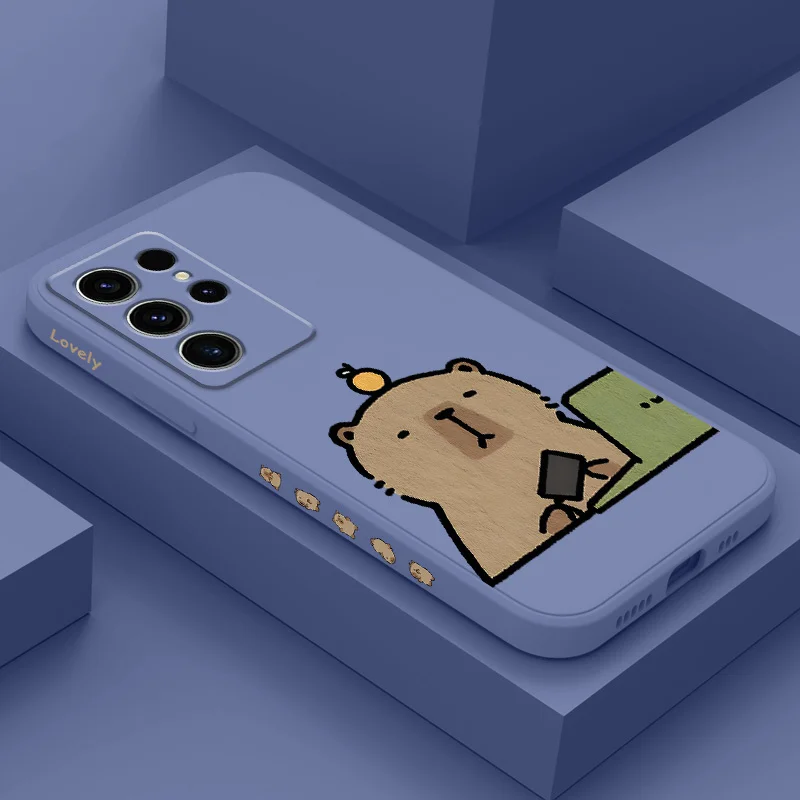 

Diligent Capybara Phone Case For Samsung Galaxy S25 S24 S23 S22 S21 S20 S10 S10E Ultra Plus FE Note 20 Ultra Plus Cover