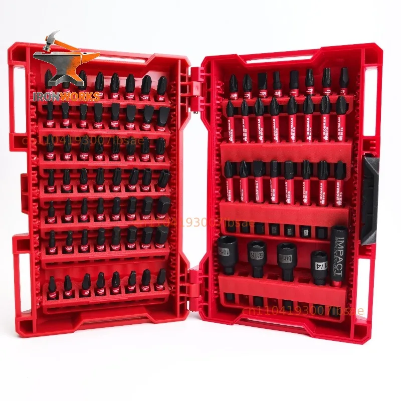 85 Pieces Magic Bits Box Impact Hex Head Wrench Drill Bits 1/4 Inch Screwdriver Bit S2 Steel Magnetic Screw Extension Adapter