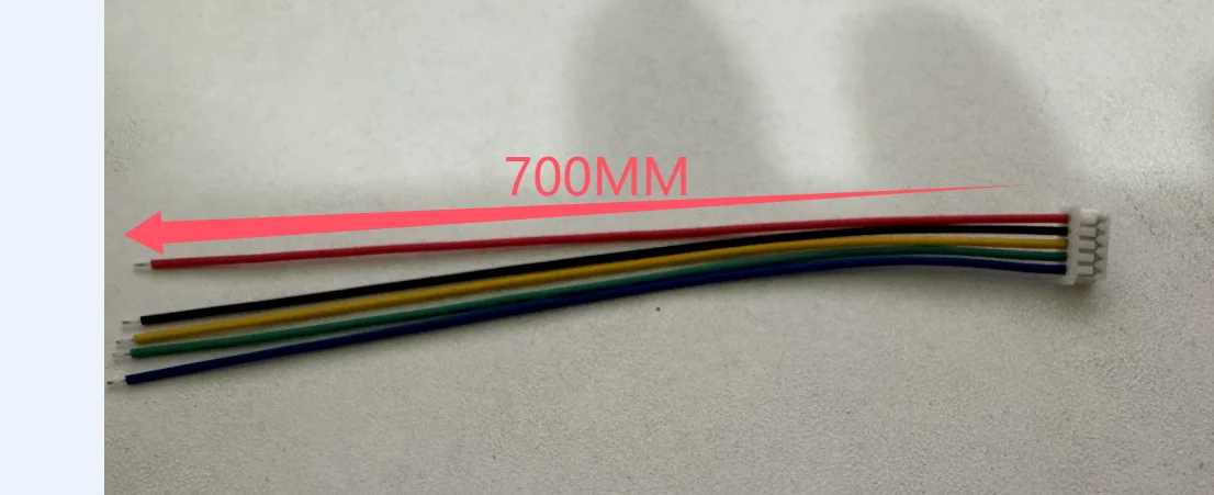 200PCS 1.25-5P-700MM