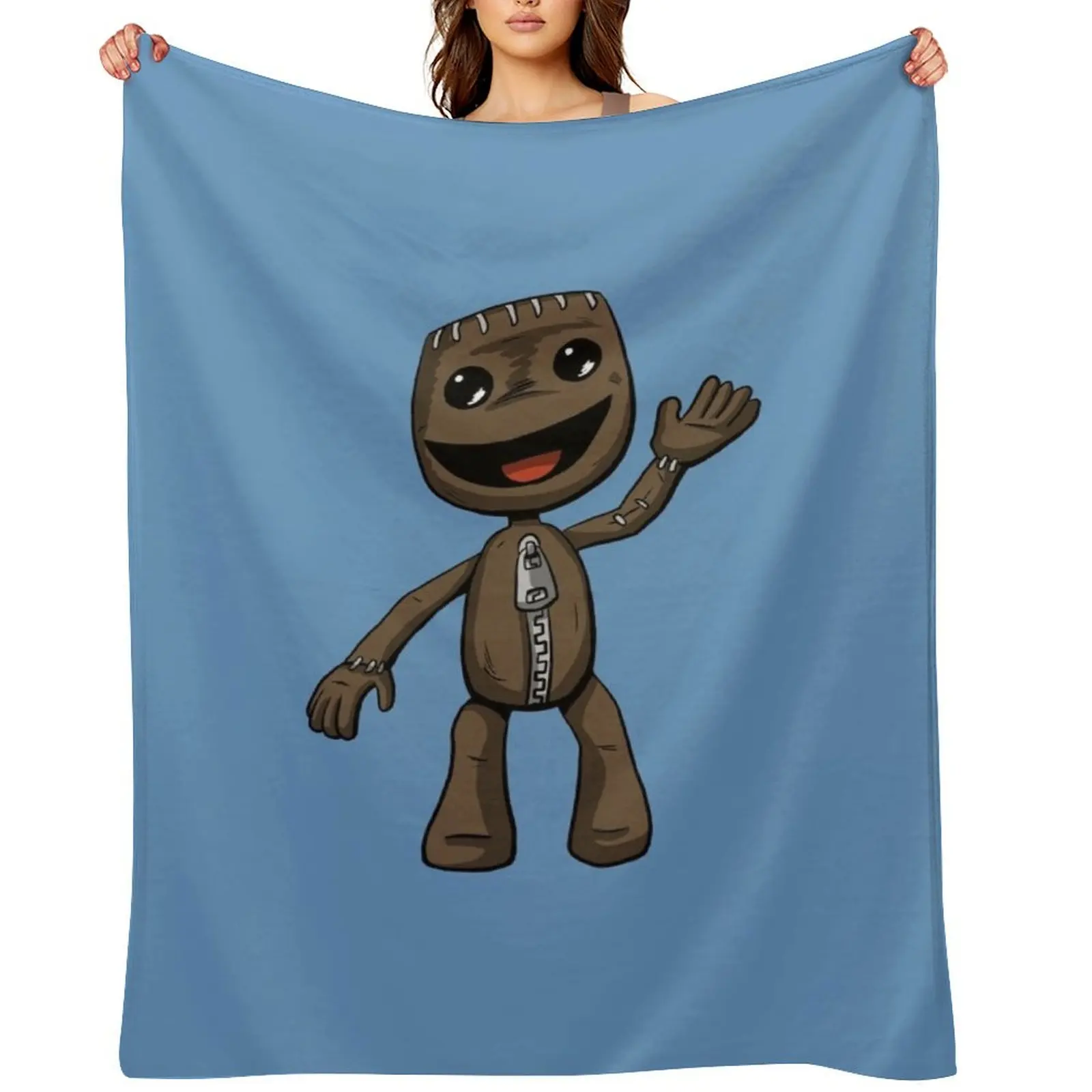 

Sackboy Throw Blanket Stuffeds blankets ands anime Blankets