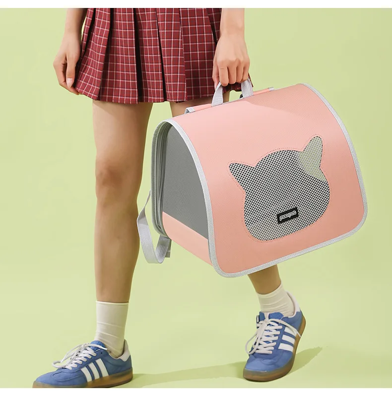 

Breathable cat backpack, pet travel backpack with high appearance, lightweight and large capacity pet backpack, portable cat bag