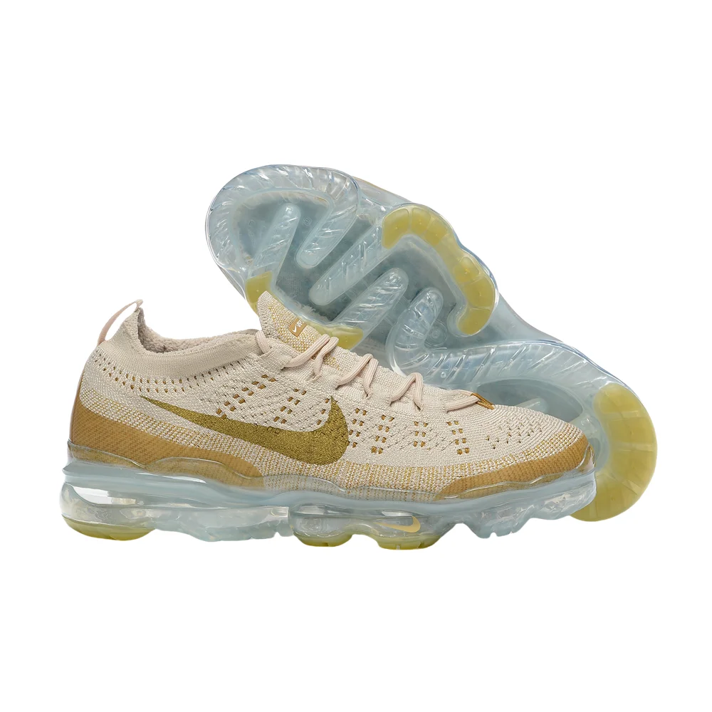 

Nike Original Vapormax Flyknit Women and Men Anti-slip Wear-resistant Cushioning Breathable Lightweight Running Shoes Brown