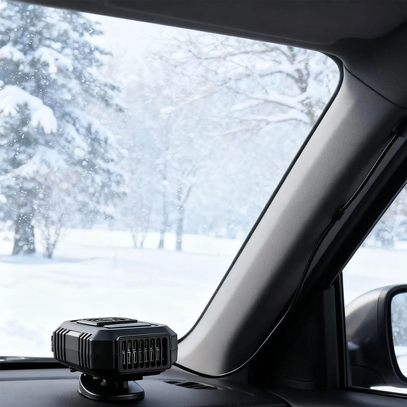 Car Heater 12v Demister Anti Fog Portable Auto Heater Air Conditioning for Driving in All Weather Conditions