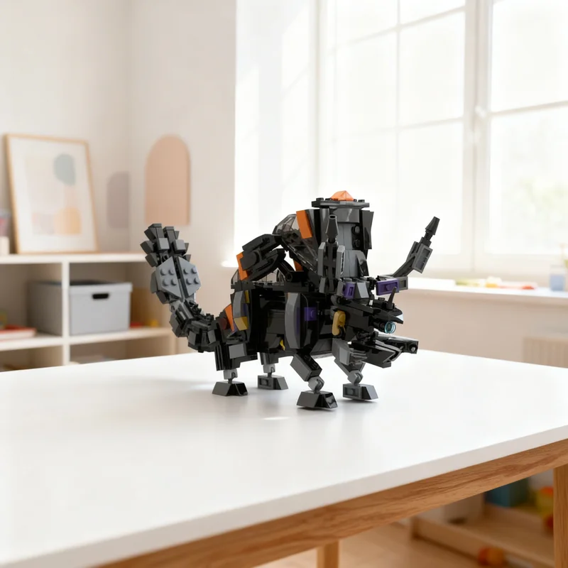 

444 детали MOC Apex Grimhorn из игры Horizon Forbidden West, модель-конструктор, креативный подарок, декор для демонстрации, премиум-класс для взрослых