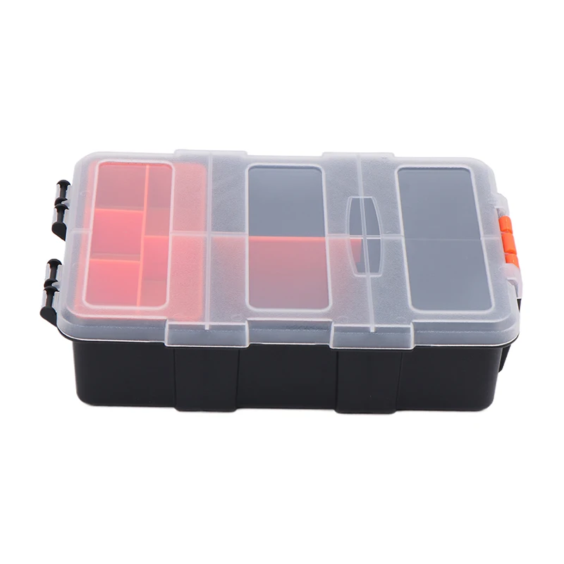 Dividing Into Grids Storage Compartment Plastic Tool Sorting Box Fishing Tackle Bait Organizer Screw Storage Box