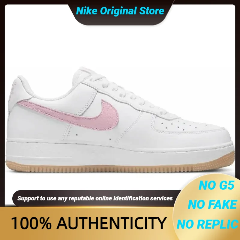 

Nike Air Force 1 Low '07 Retro Color Of The Month Pink Gum Sneakers shoes DM0576-101 With Original Box