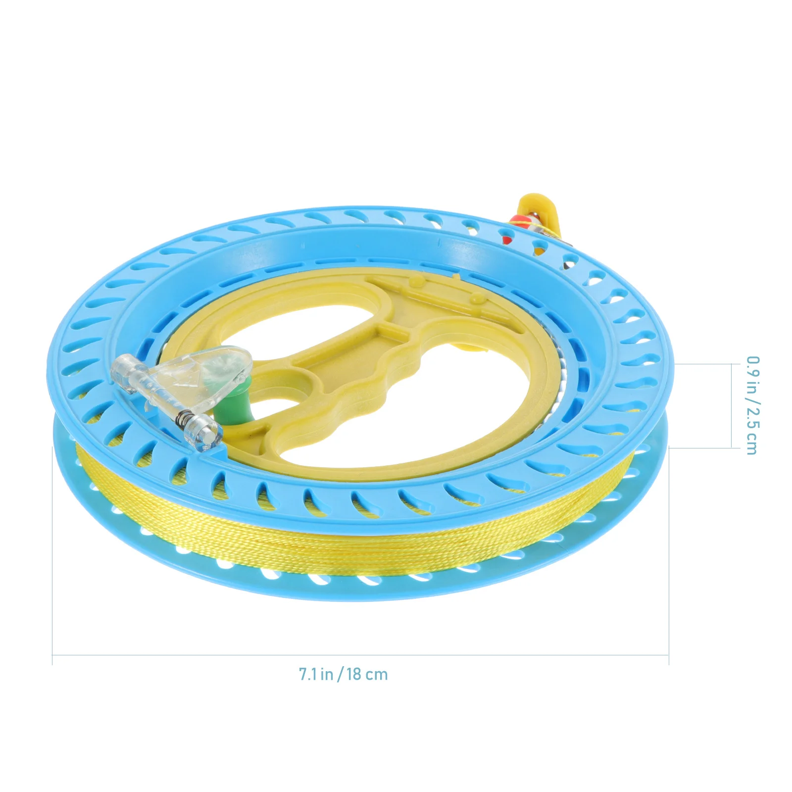 Hand Grip String Winder Blue Durable Kite Bearing Reel Smooth Line Guide Spool Resistant Outdoor Kite Accessories