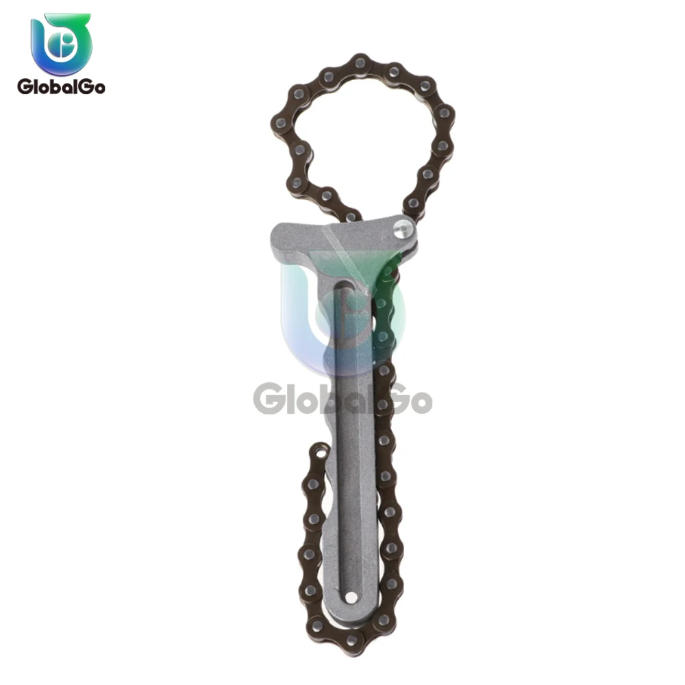 NEW Adjustable Car Engine Oil Filter Chain Grip Key Wrench Remover Tools Car Repair Tools