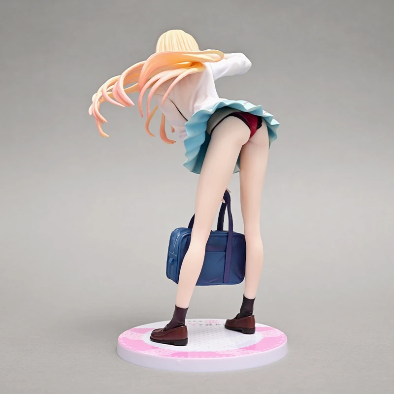 21 سنتيمتر فستاني حبيبي عمل الشكل كيتاجاوا مارين زي مدرسي تنورة شكل أنيمي فتاة نموذج منضدية الديكور صديق هدية #5