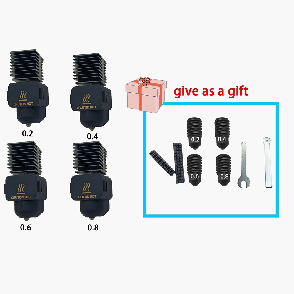 

3D Printer Hotend for Bambu Lab A1 A1 mini - High-Performance Extruder Replacement Accessory Kit Bambu A1 Hotend Kit