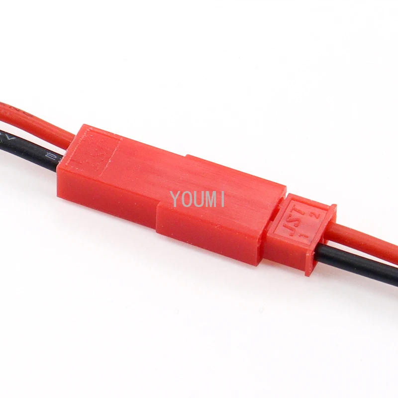 20Pairs 100mm 2 Pin JST Plug Connector Male+Female Plug Connector Cable Wire for RC Toys Battery LED Lamp