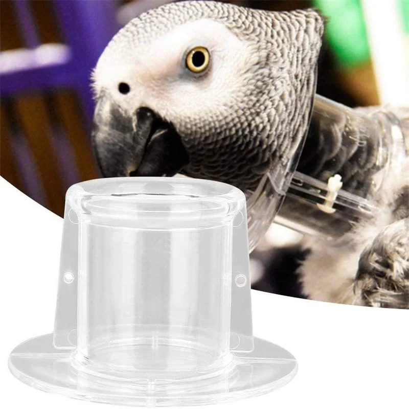Bird Protective Bead Parrot Collar Anti Feather Picking Ring Anti-Plucking Anti-Grab Collars Pet Supplies for Rodents & Birds