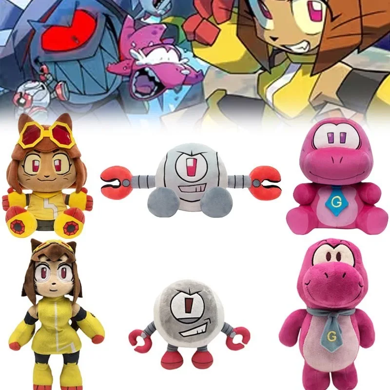 

2026 New Anime Kit Gobbles Kaboodle Plush Toy Cartoon Gameoversed Stuffed Soft Toy Cute Dinosaur Robot Plushie Doll Gift