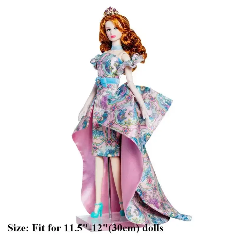 Sukienki dla lalek supermodelek w stylu europejskim, chińskie koronkowe suknie ślubne dla lalek BJD 1/6 30 cm, zabawki DIY dla dziewczynek, kolekcja