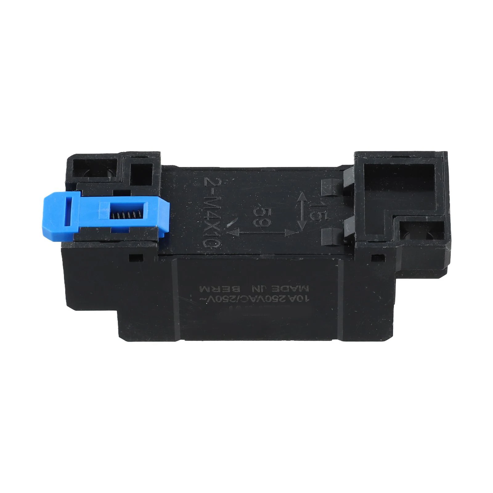 

For Electrical Equipment 6.8 X 2.2 X 2.8cm 8-Pin Socket Base 8 Pin Relay Socket Base Civilian Equipment Usage Plastic Material