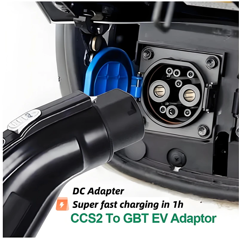 CCS2 to GB/T EV charger Adapter 250kw 250A DC fast ชาร์จ ev charger Connector CCS Combo 2 ถึง Gbt Ev สําหรับ Tesla BYD