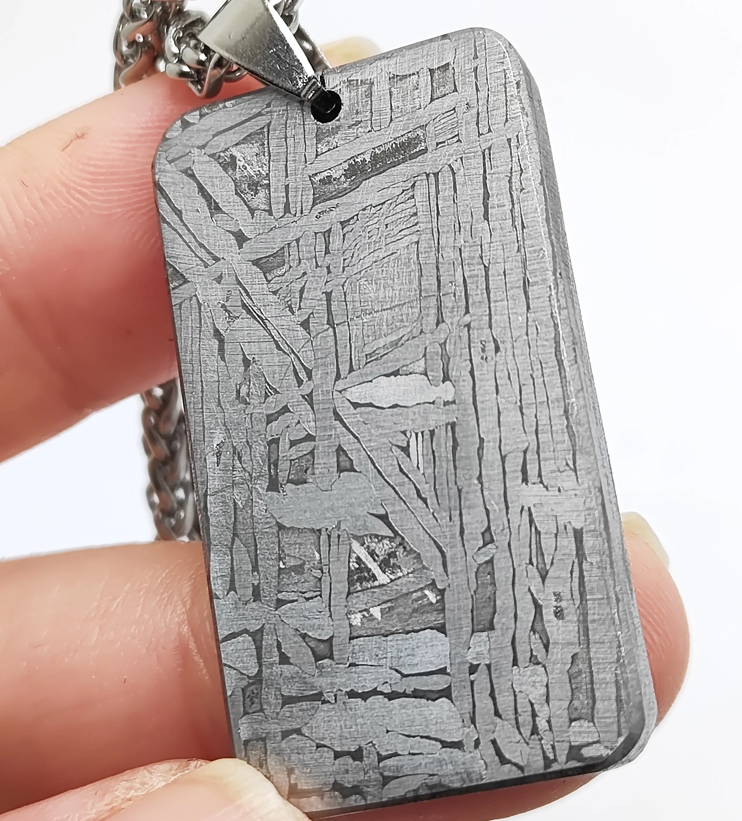 25.9g Muonionalusta meteorite Hand carving pendant Natural iron meteorite pendant Meteorite slice Handmade jewelry