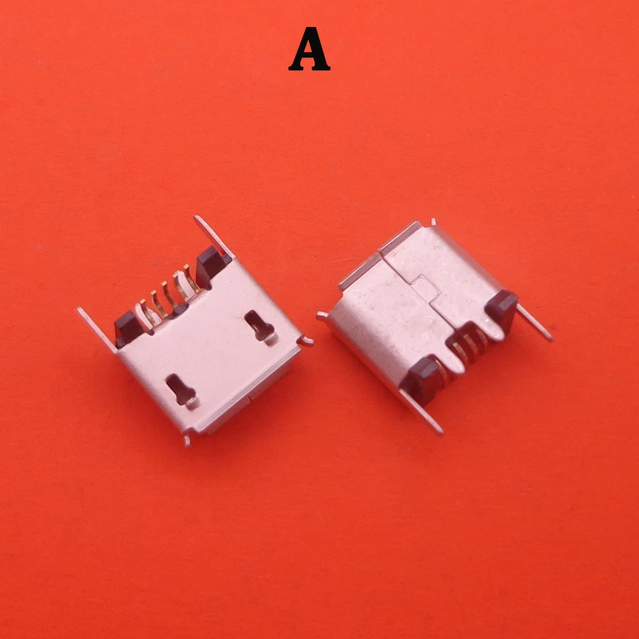 1-10pcs Micro Mini USB Jack Socket Charging Port Dock for Alpha 200 Garmin Edge 820 ZX80-B-5P Vertical SMT 5P Connector