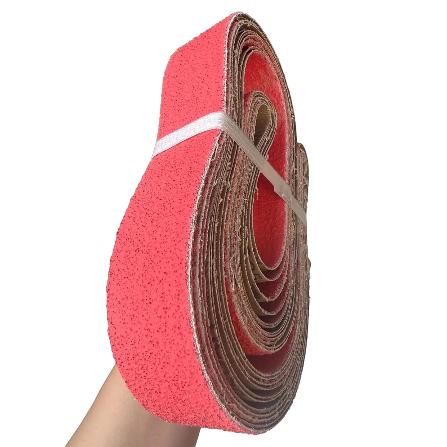 

6 Pack 2 x 72 inch Ceramic Sanding Belts for Woodworking and Metal Grinding, Grits 36/40/60/80/100/120