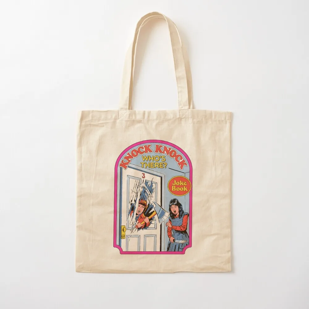 Knock Knock, Who's There Tote Bag canvas bags Cloth bag canvas tote bag