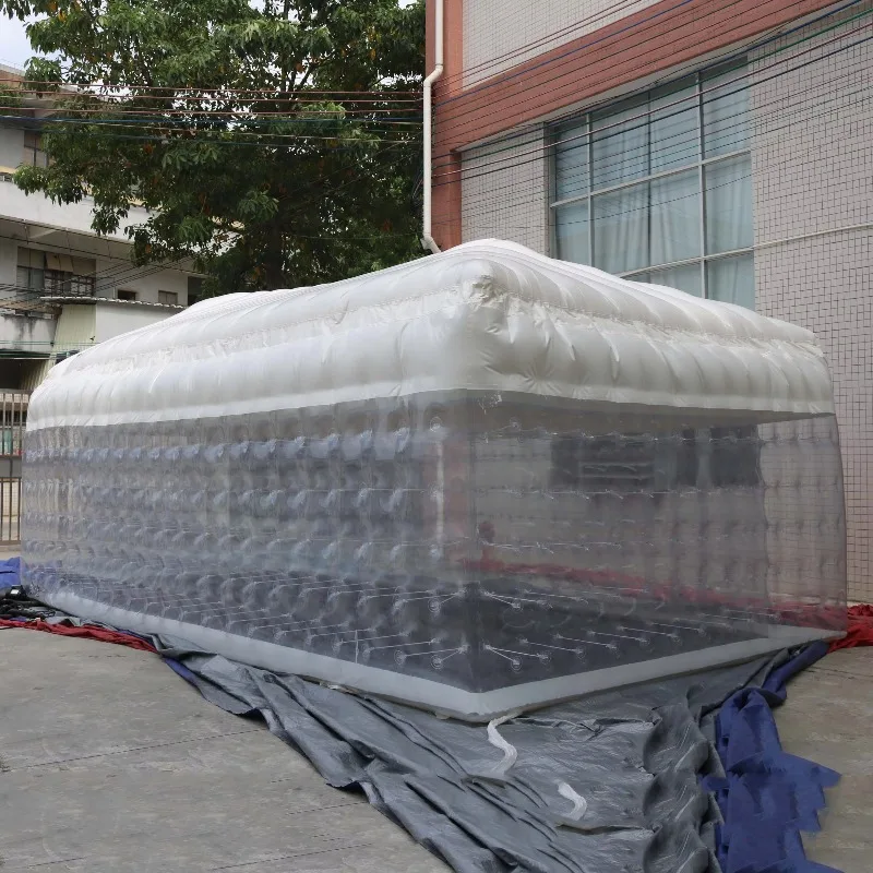 Customized Tent Big Transparent Portable Swimming Pool Inflatable Clear Dome Tent Inflatable Pool Cover Air Tent
