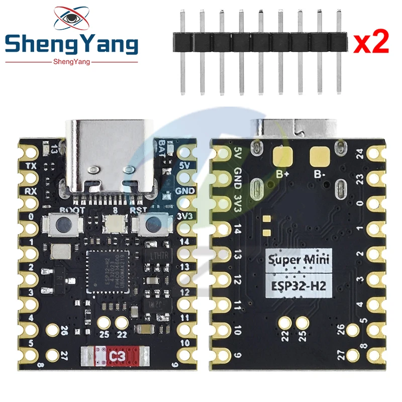 TZT SuperMini ESP32-H2 WiFi+Bluetooth ESP32 Development Board Microcontroller Programming Learning Controller Core Board