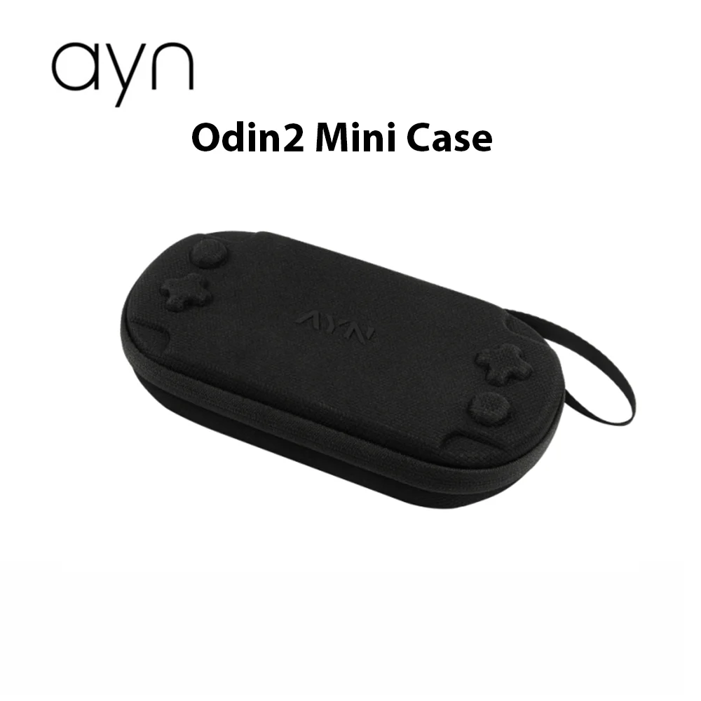 Tolex Odin2 Mini Case Handheld Game Console Waterproof Black Bag of AYN Odin2 Mini Portable Carry Bag