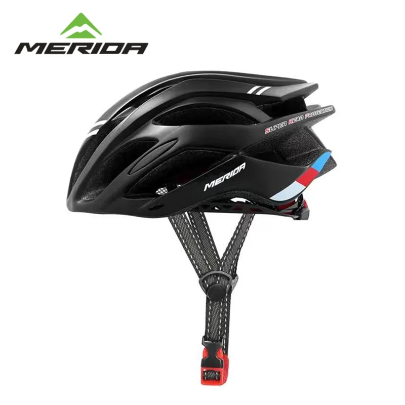 Merida Adjustable Road Bike Helmet for Men and Women,  Insect-Proof Net,Mountain Bicycle Riding,Removable Skateboard Safety Caps