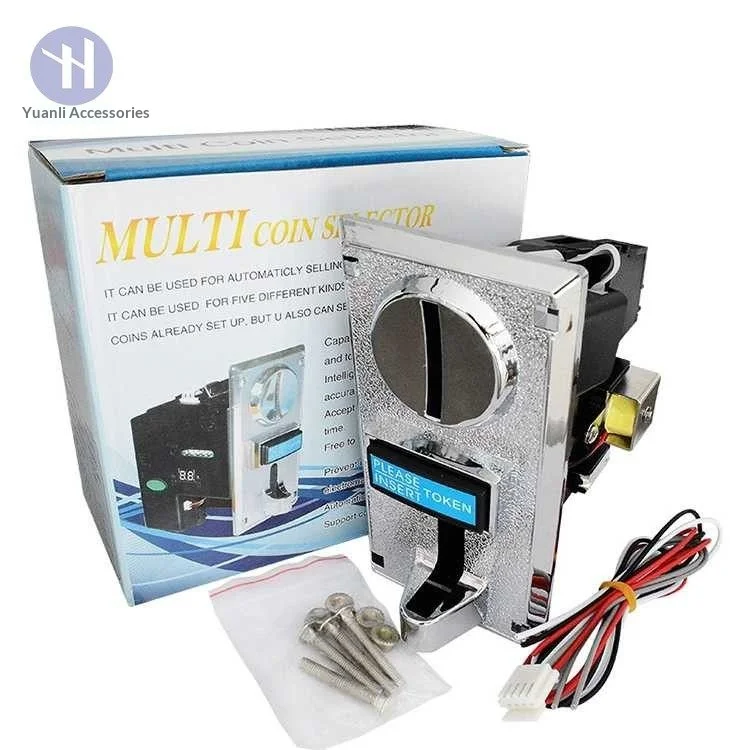 Multi-currency intelligent high memory durable coin receiver