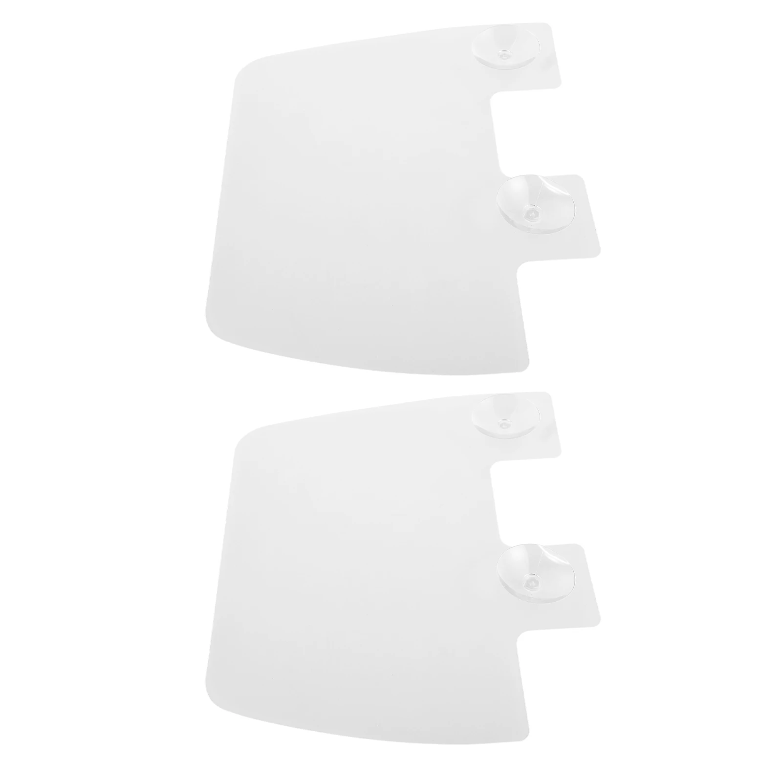 

2pcs Baffle Plastic Sink Protector Kitchen Faucet Waterproof Suction Cup Design Multifunctional
