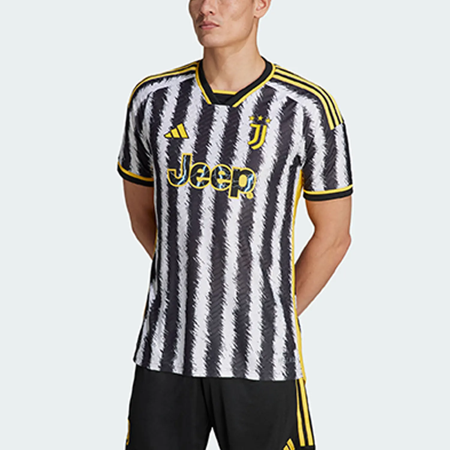Adidas genuine Juventus player edition football men's sports short sleeved HR8248