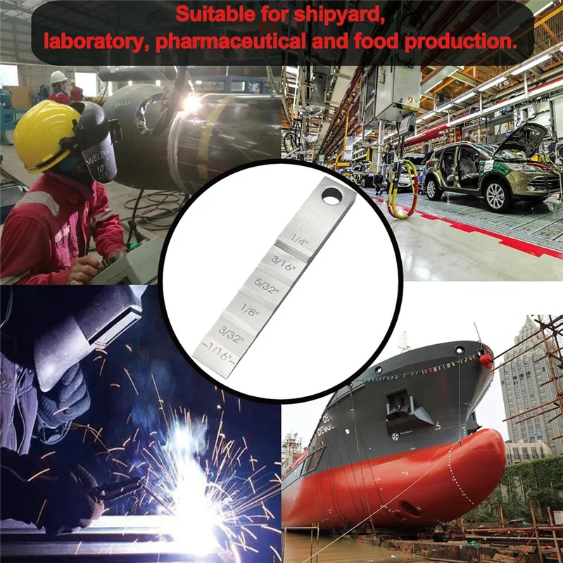 

A20F-Пипфитерные инструменты, 2130 маленькая прокладка для труб, клин, ступенчатый измерительный прибор (3/4 х 4 дюйма), инструмент для фитинга труб для сварки расстояния труб