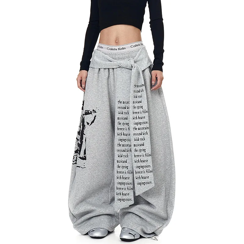 Men's Letter-Print Joggers — product detail 8