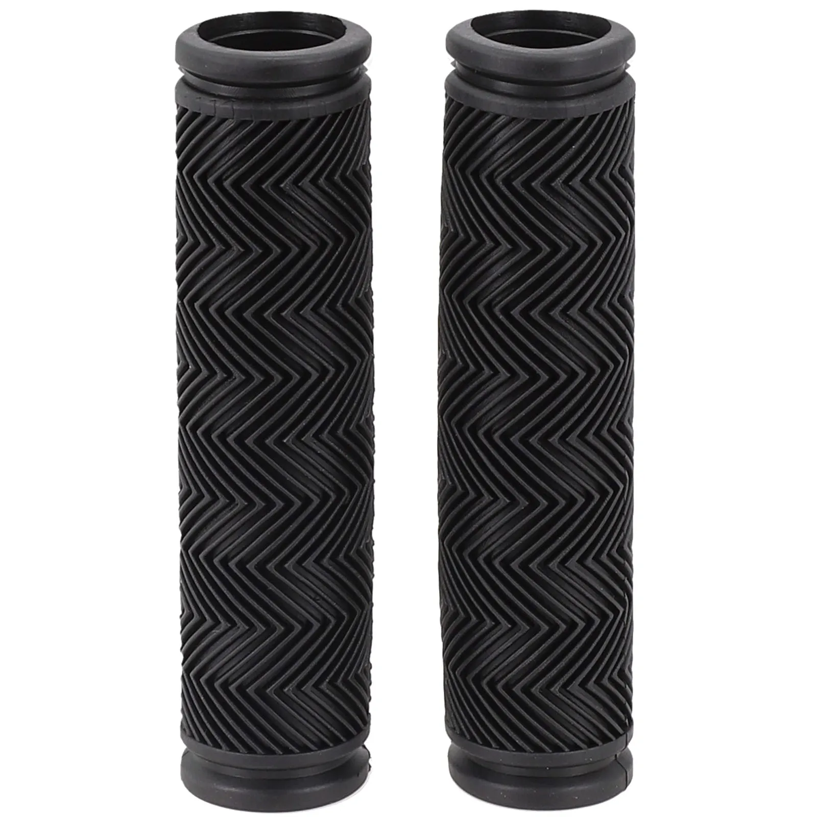 Bike Handlebar Grips Single Lock On Bicycle Handle Bar For Mountain MTB Beach Cruiser Scooter Folding Bike Soft Non-Slip