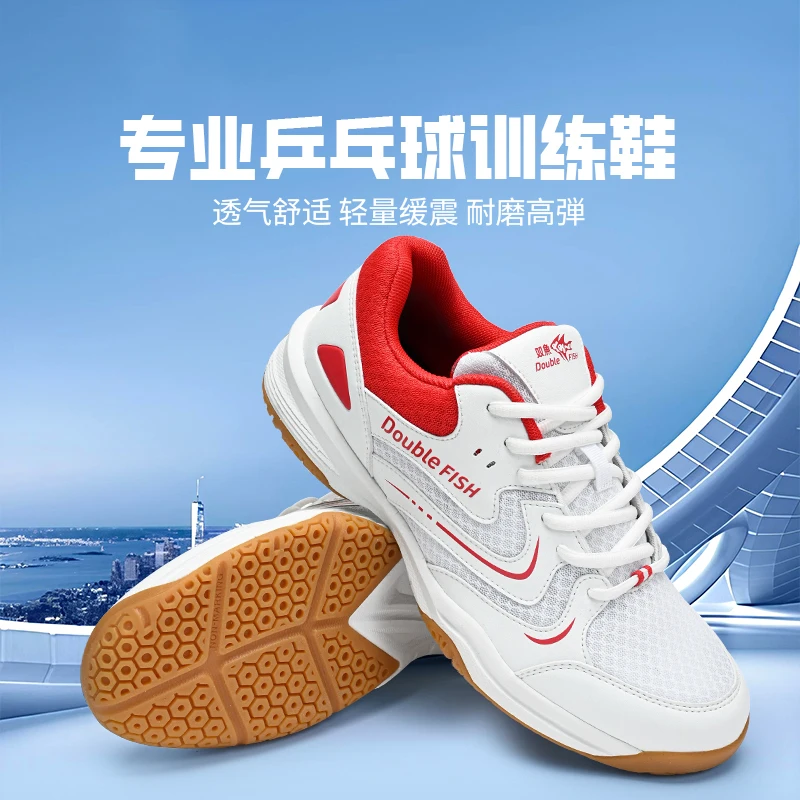 

Men's and Women's Professional Table Tennis Shoes Comfortable, Non-Slip Badminton Shoes Durable Indoor Sports Shoes