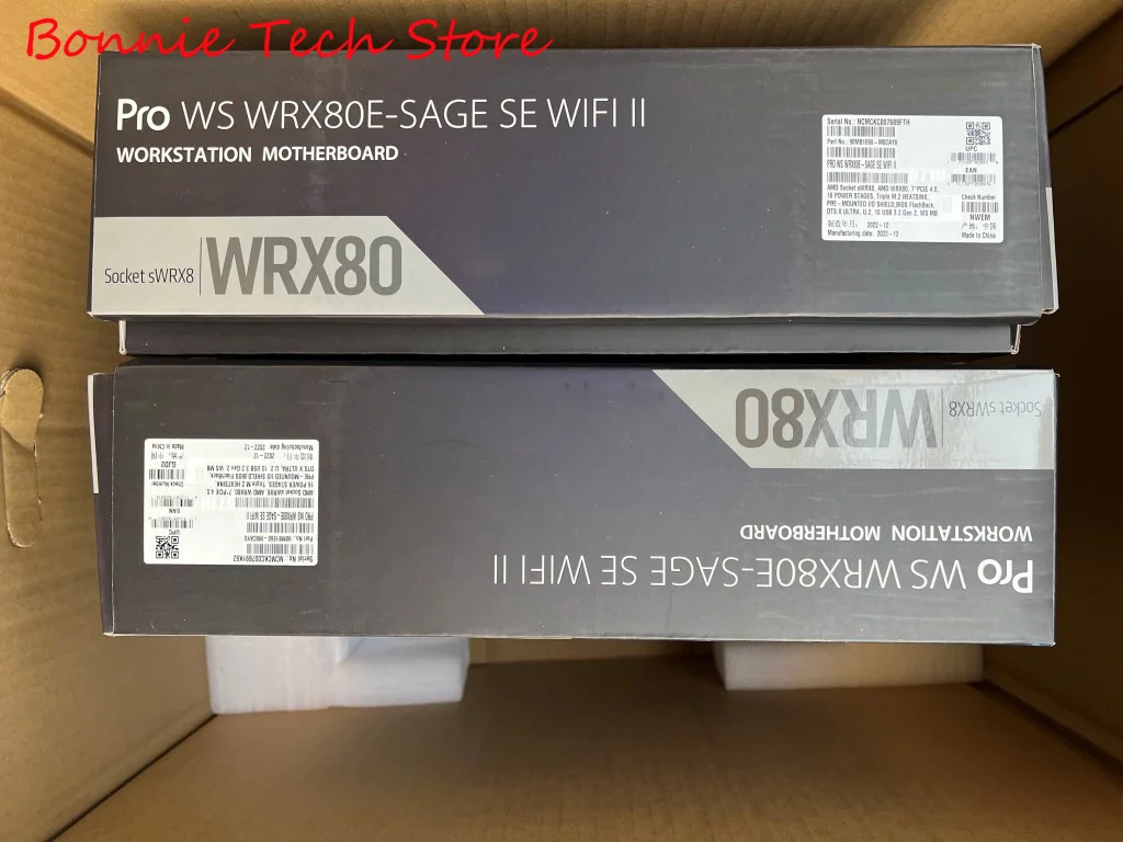 Pro WS WRX80E-SAGE SE WIFI II ,Ryzen Threadripper PRO Series Processors