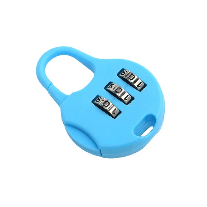 Plastic Password Padlock Pen Box Lock Luggage Bag Luggage Mini Small Lock Household Drawer Lock Card Holder Wallet Lock Travel