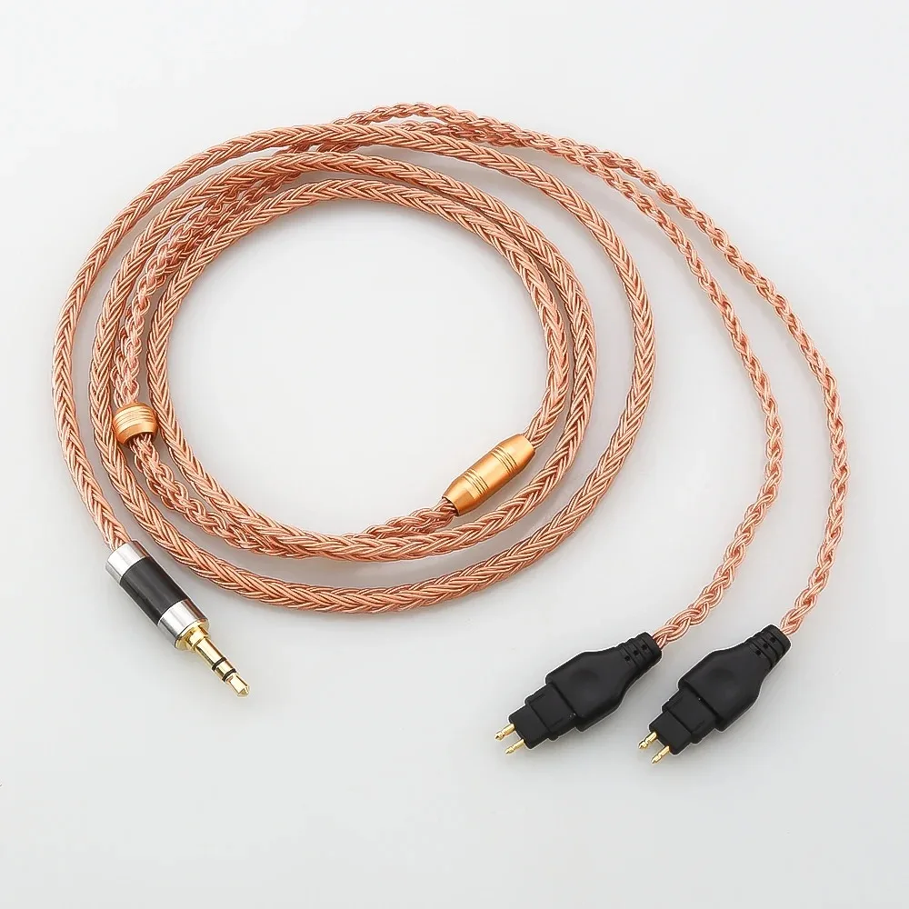 16 Core 7N OCC Copper Headphone Replacement Cord 4.4 2.5 3.5 6.35 XLR Balanced Wire for Sennheiser HD580 HD545 HD565 HD6xx