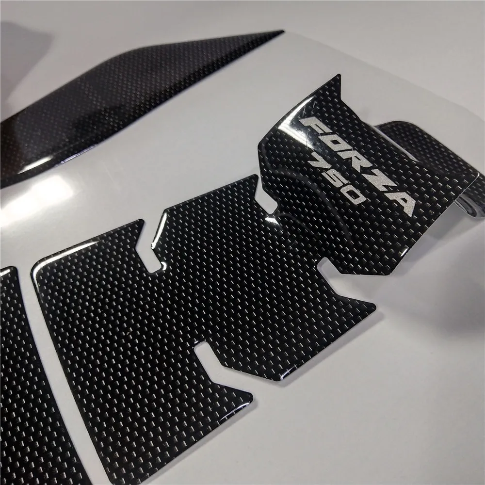 Adesivos protetores decorativos para tanque de combustível de motocicleta, 3D Gel Decalques, Acessórios para Honda Forza 750 NSS 750 2021, FORZA750