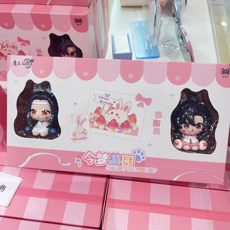 

Mo Dao Zu Shi аниме ПВХ фигурку Wei Wuxian Lan Wangji мультфильм Mdzs орнамент с днем рождения серии Коллекционная фигурка