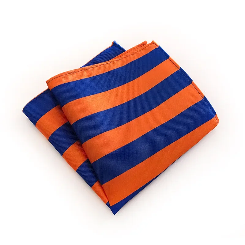 67 Style Luxury Striped Men Pocket Square Hanky Classic Wedding Party Handkerchief Soft Silk Vintage Hankies Chest Towel