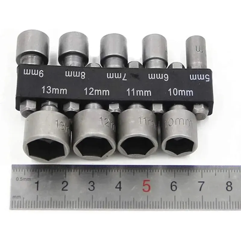 9PCS/14PCS Hex Socket Sleeve Nozzles Nut Driver Bit Set Hand Tools