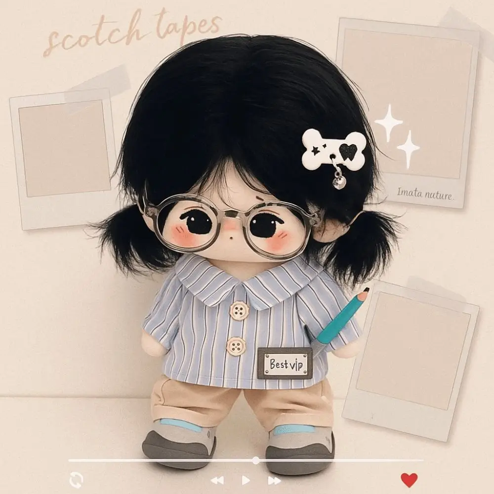 Urocze ubranka dla lalek z bawełny, miękka tekstura, nadające się do prania, pluszowe ubranka dla lalek, styl retro, urocze ubranka dla lalek w stylu francuskim retro.