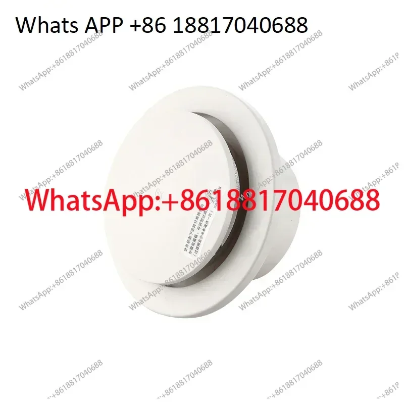 HIGGSBOSON fresh air system wall press air inlet ABS circular air inlet with dust filter mesh