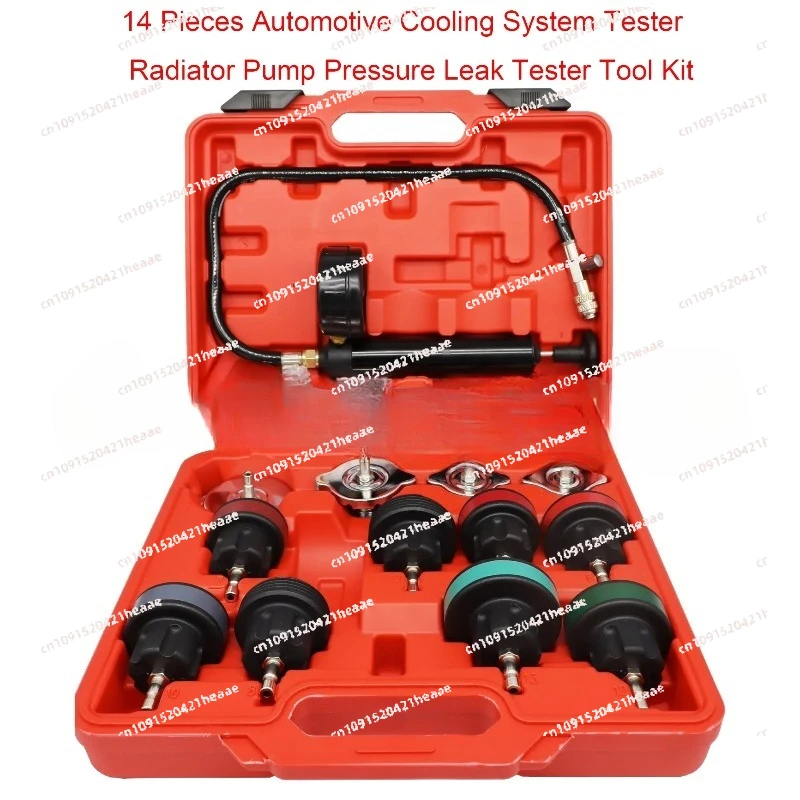 Suitable forUniversal Radiator Pressure Tester Kit, Cooler Pressure Tester Kit