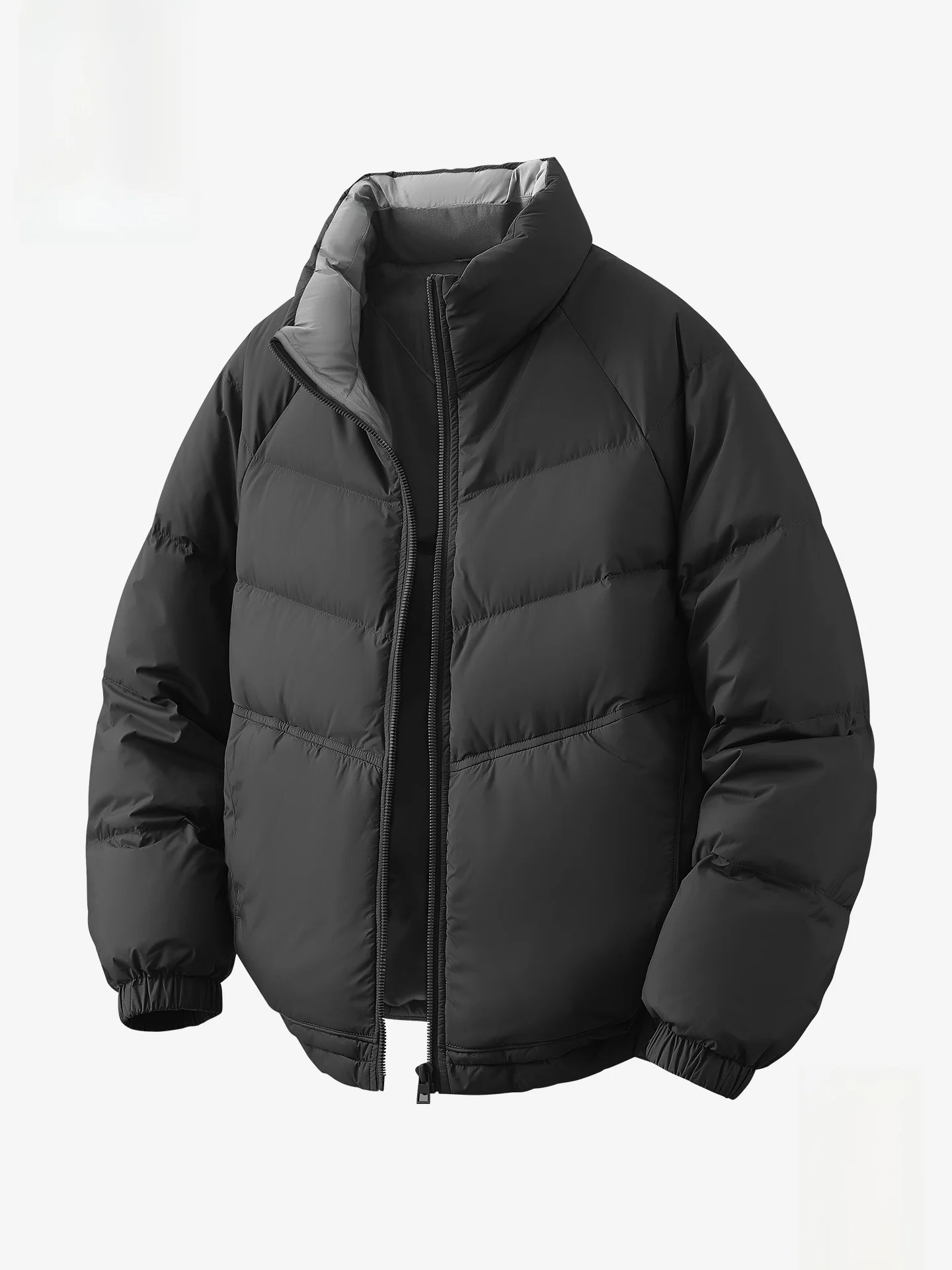 

Мужская теплая зимняя куртка-пуховик в американском повседневном стиле, свободного кроя, на молнии, из полиэфирного волокна