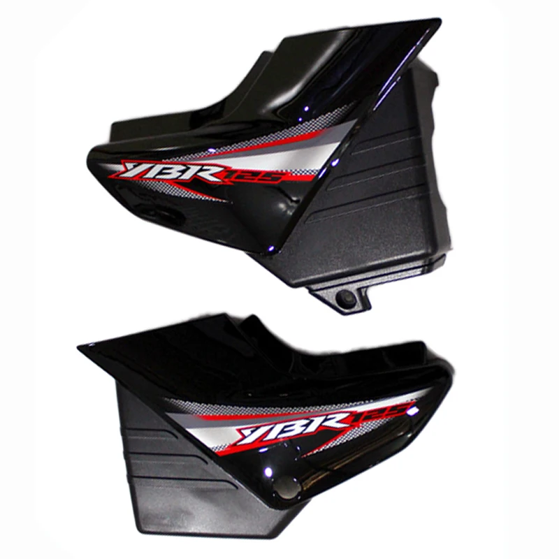 Paneles de plástico para carenado de motocicleta para Jianshe Yamaha Linhai YBR125 JYM125 JS125 2005-2007, cubiertas laterales derecha/izquierda para moto